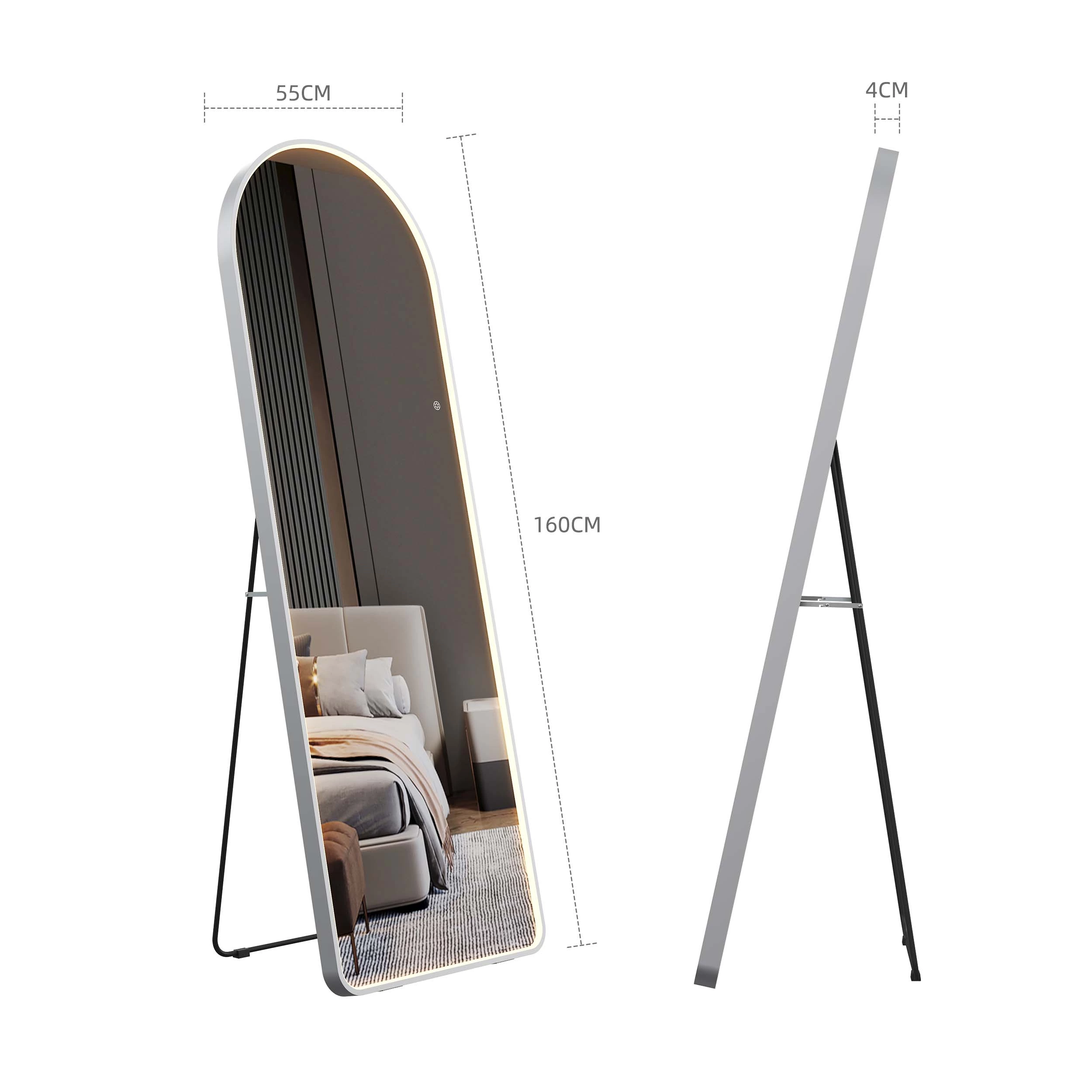 Arched Led Full Length Mirror
