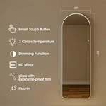 Arched Led Full Length Mirror