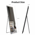 Miroir pleine longueur à LED