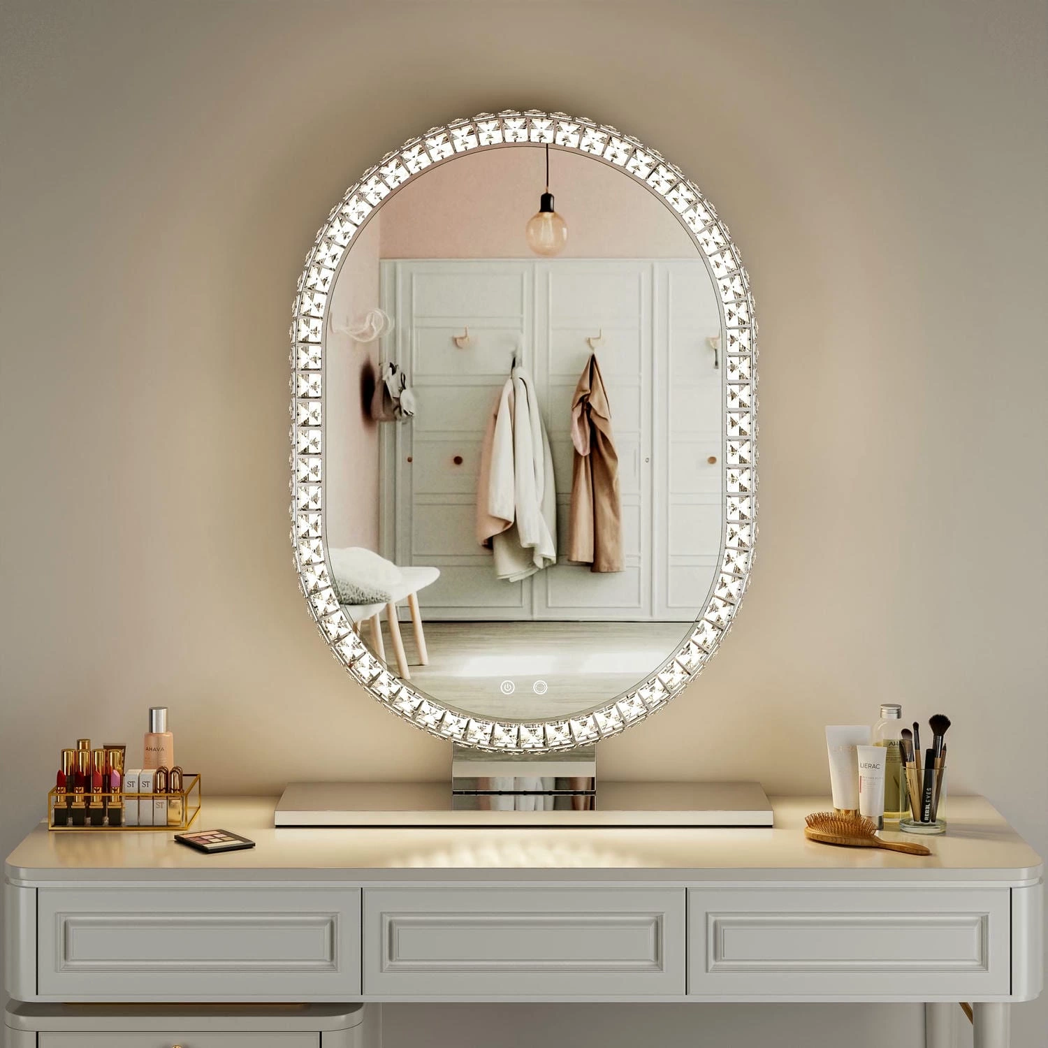 Crystal Vanity Mirror