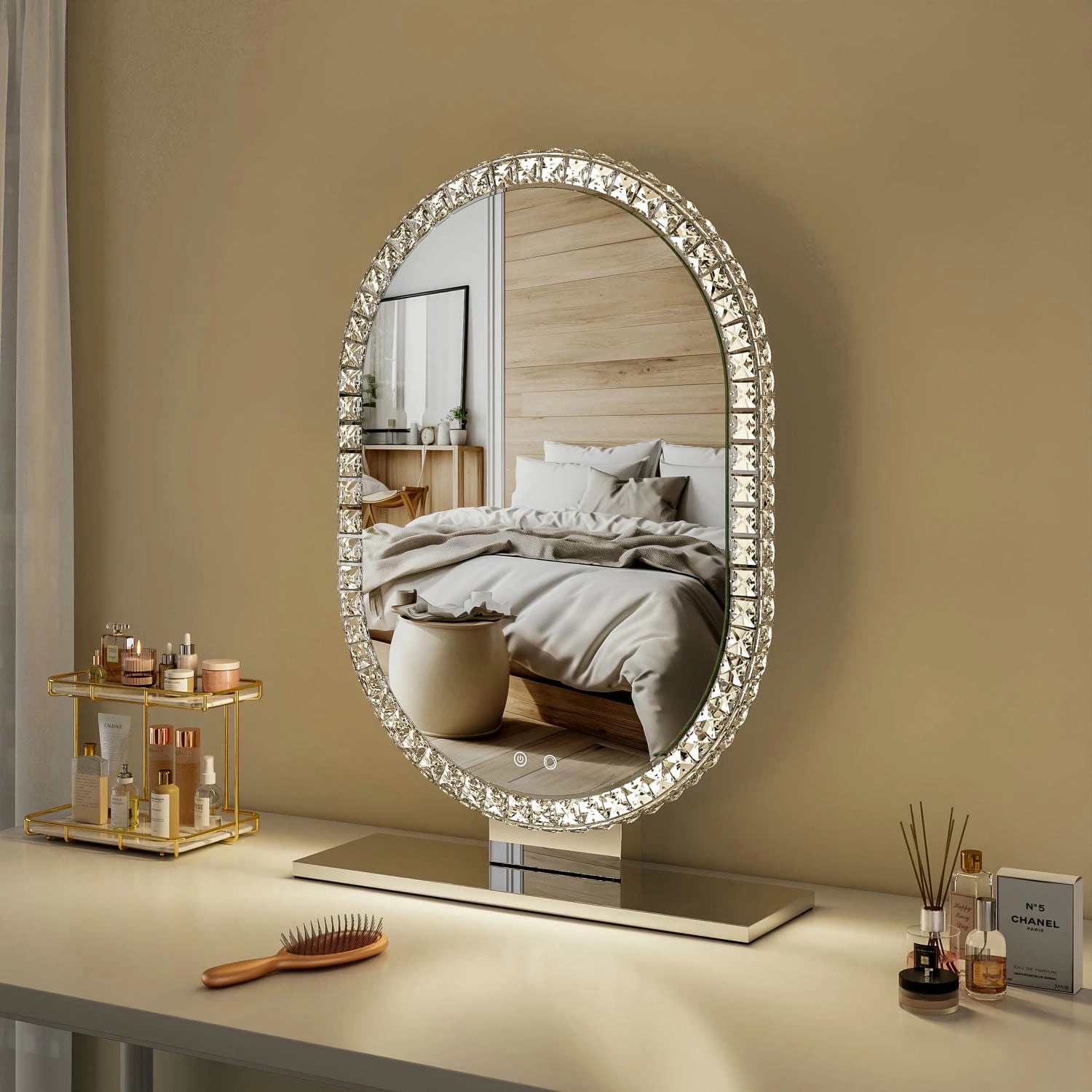 Crystal Vanity Mirror