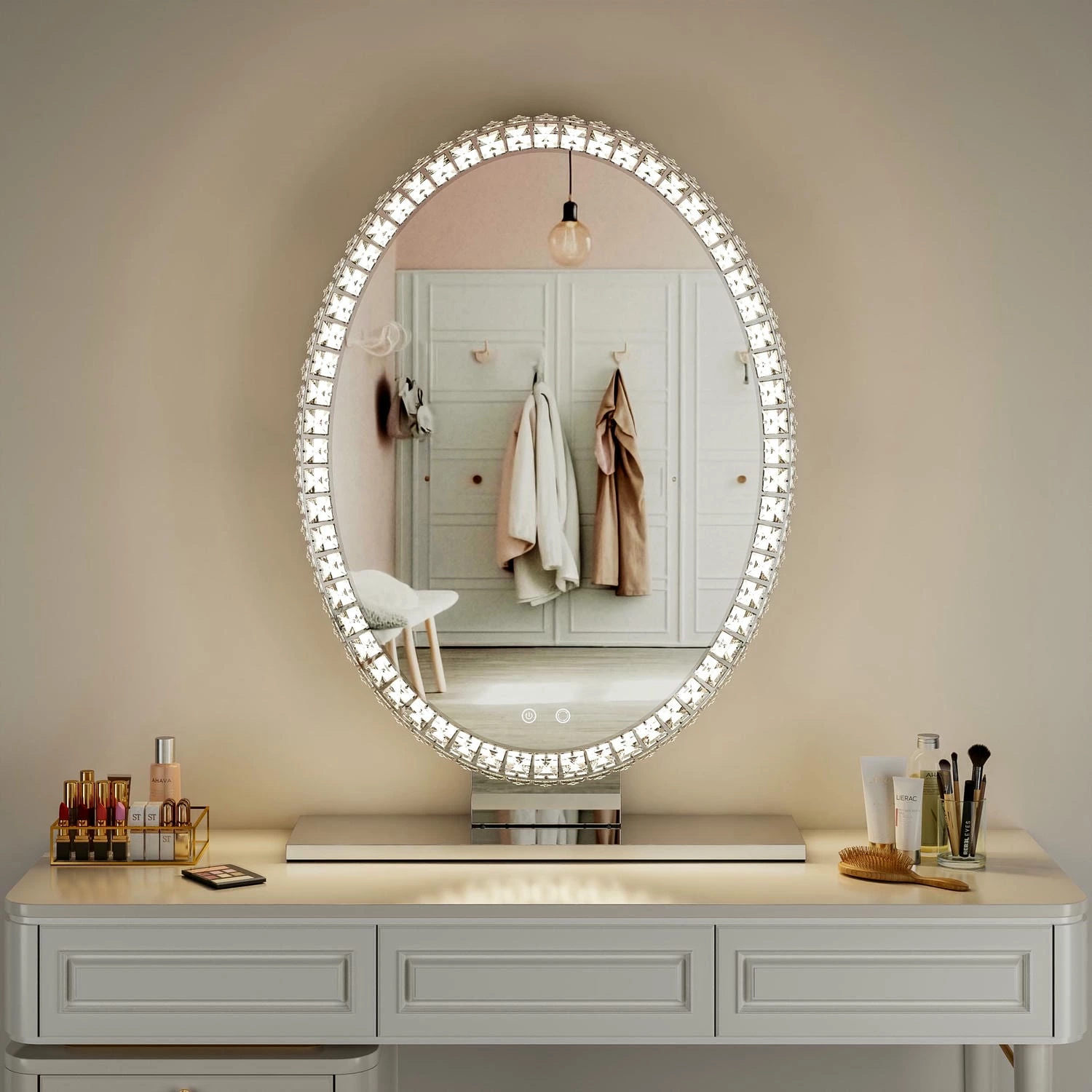 Crystal Vanity Mirror