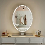 Miroir de coiffeuse en cristal
