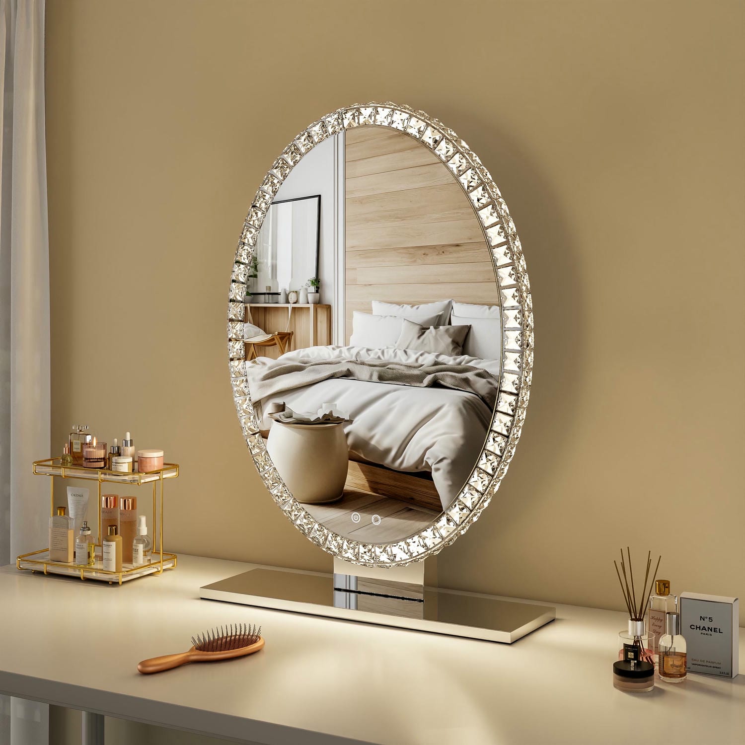 Crystal Vanity Mirror
