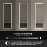 Led Crystal Full Length Mirror