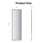 Miroir pleine longueur en cristal LED