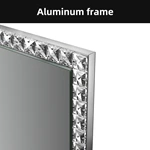 Miroir pleine longueur en cristal LED
