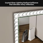 Miroir pleine longueur en cristal LED