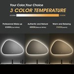 Irregular LED Bathroom Mirror