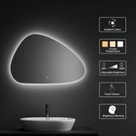 Irregular LED Bathroom Mirror