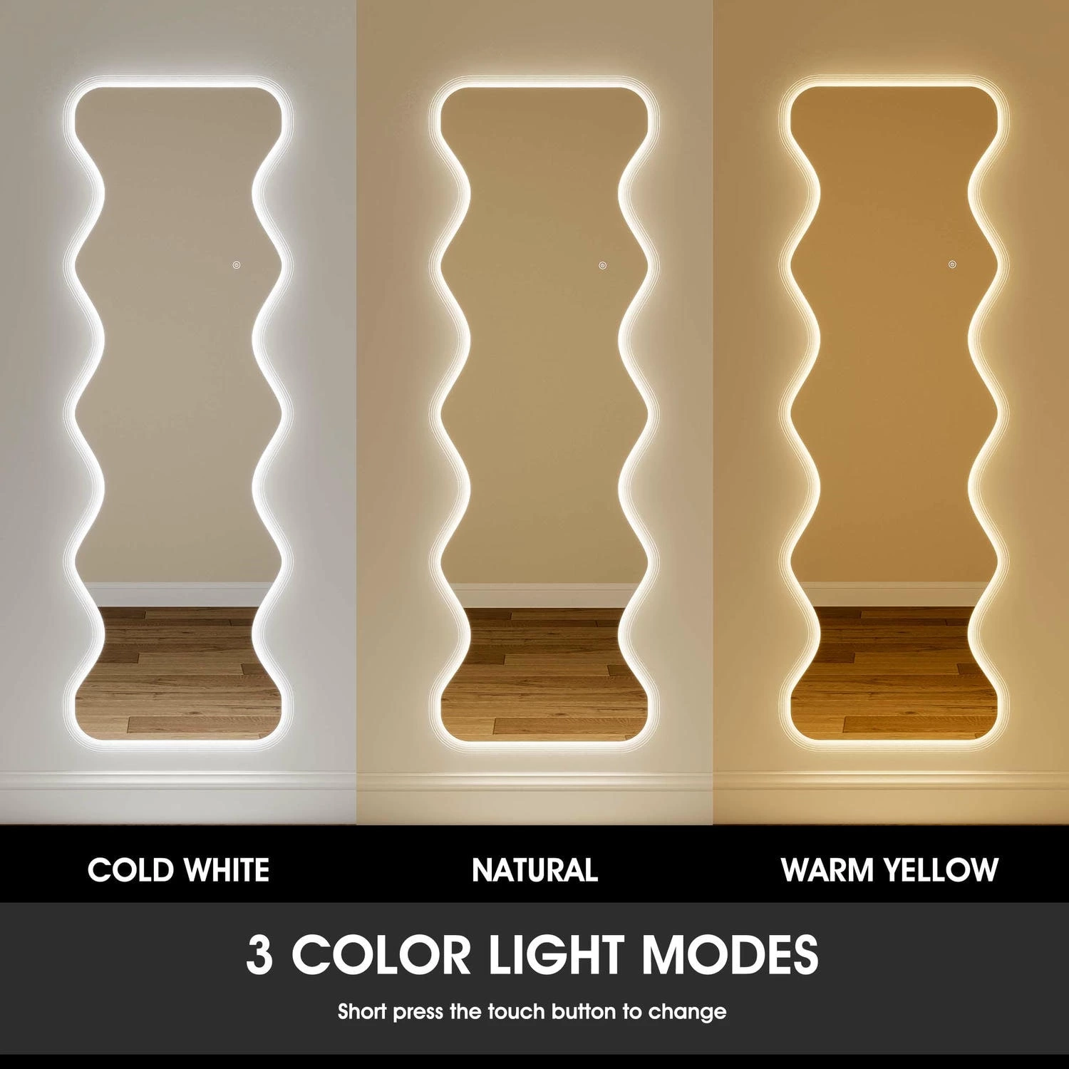 Irregular Led Full Length Mirror