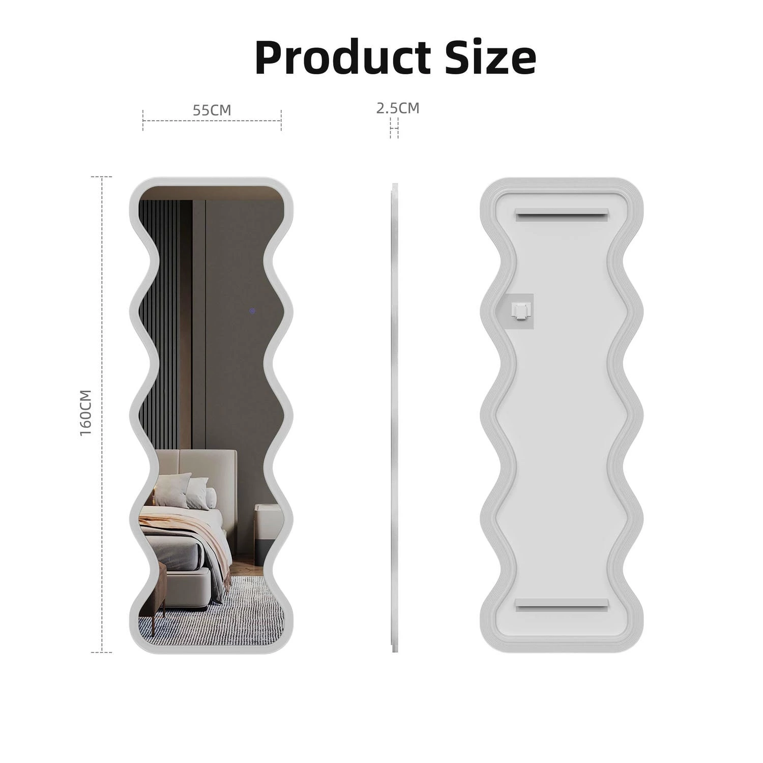 Irregular Led Full Length Mirror