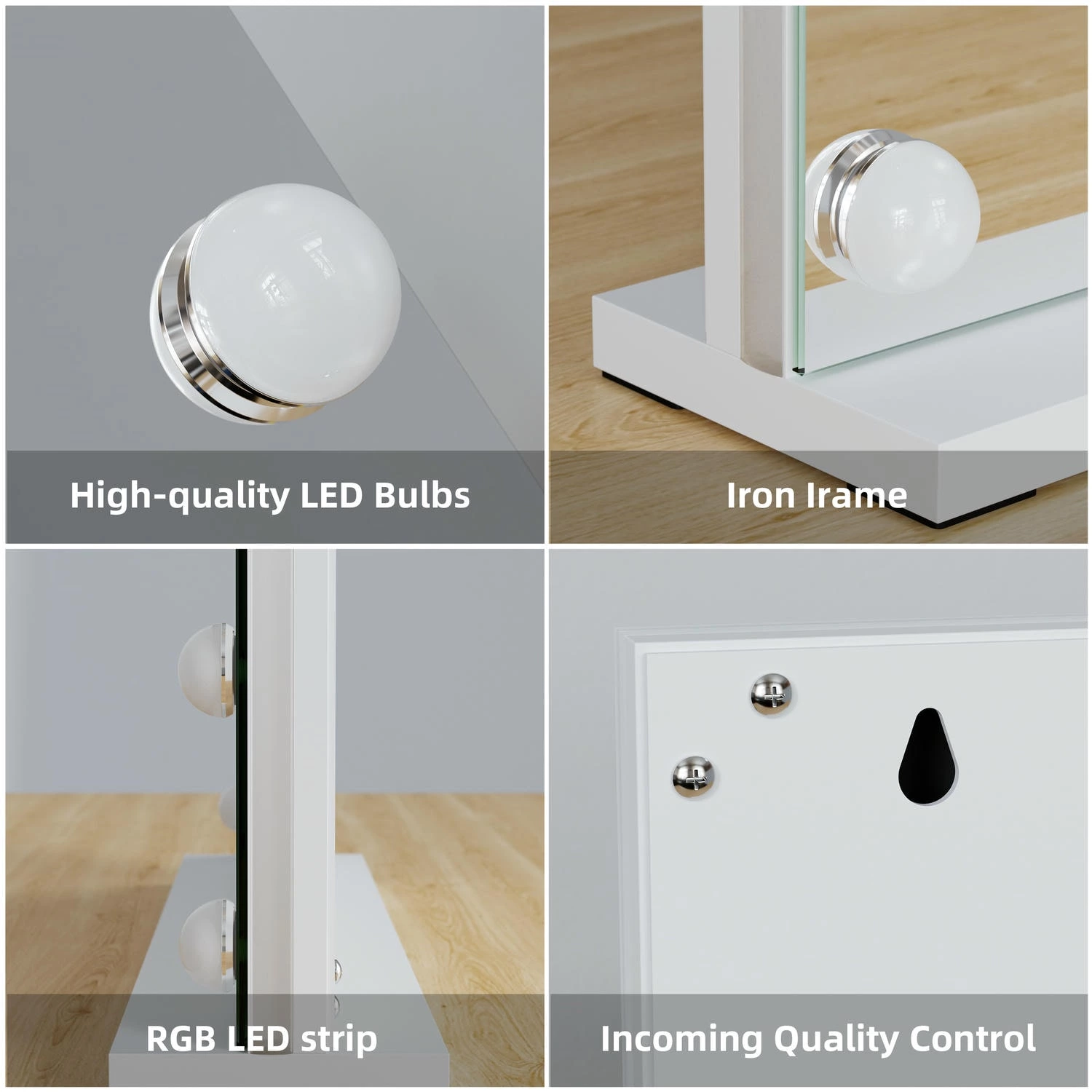 RGB Led Hollywood Vanity Mirror