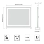 Desktop RGB Led Vanity Mirror
