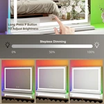 Desktop RGB Led Vanity Mirror