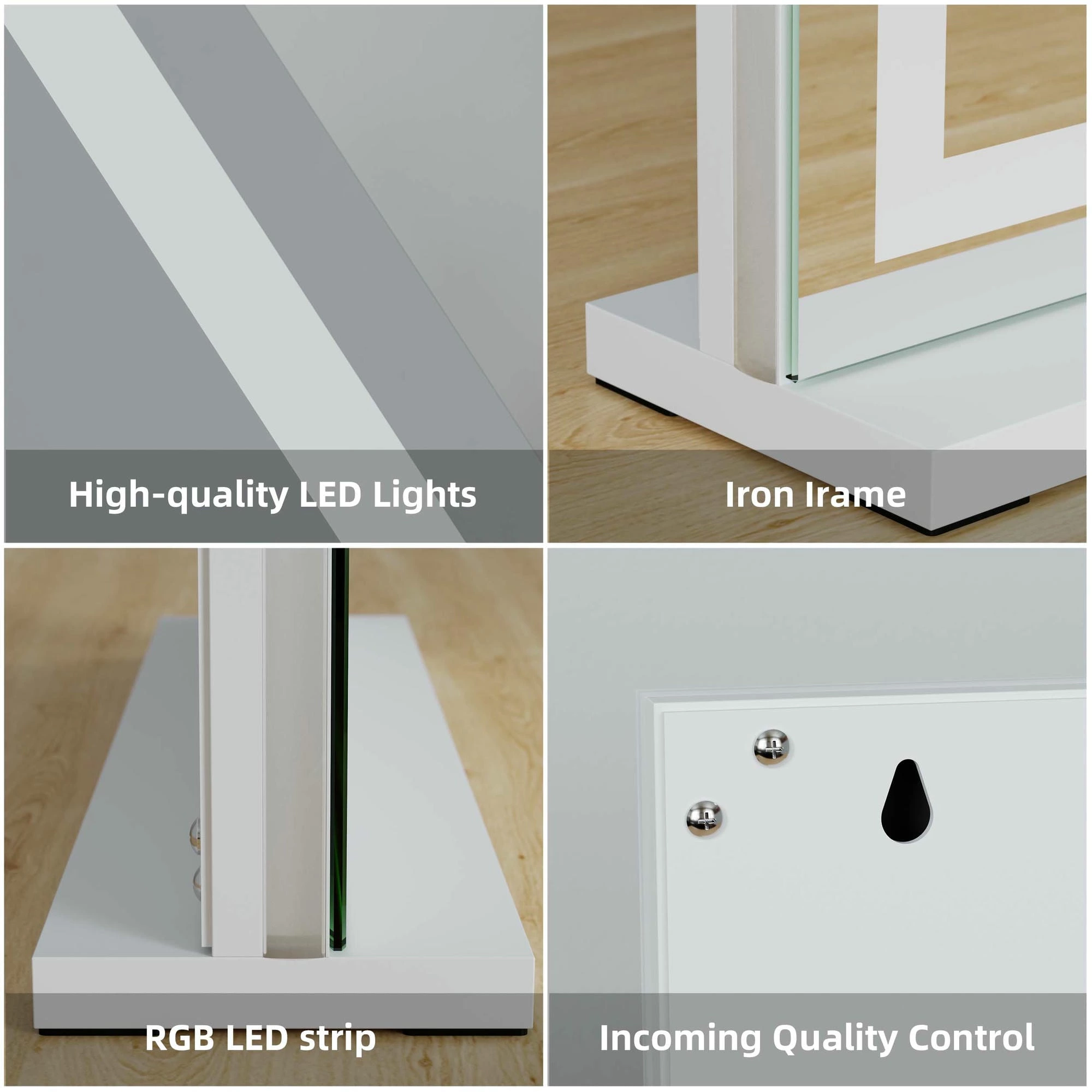 Desktop RGB Led Vanity Mirror