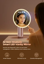 Miroir de courtoisie LED avec analyseur de peau IA