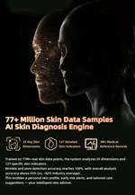 AI Skin-Analyzer LED Vanity Mirror