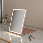 Miroir de maquillage de voyage portable à LED
