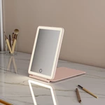 Miroir de maquillage de voyage portable à LED