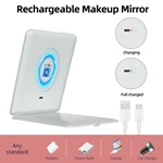 Miroir de maquillage de voyage portable à LED