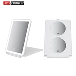 Miroir de maquillage de voyage portable à LED