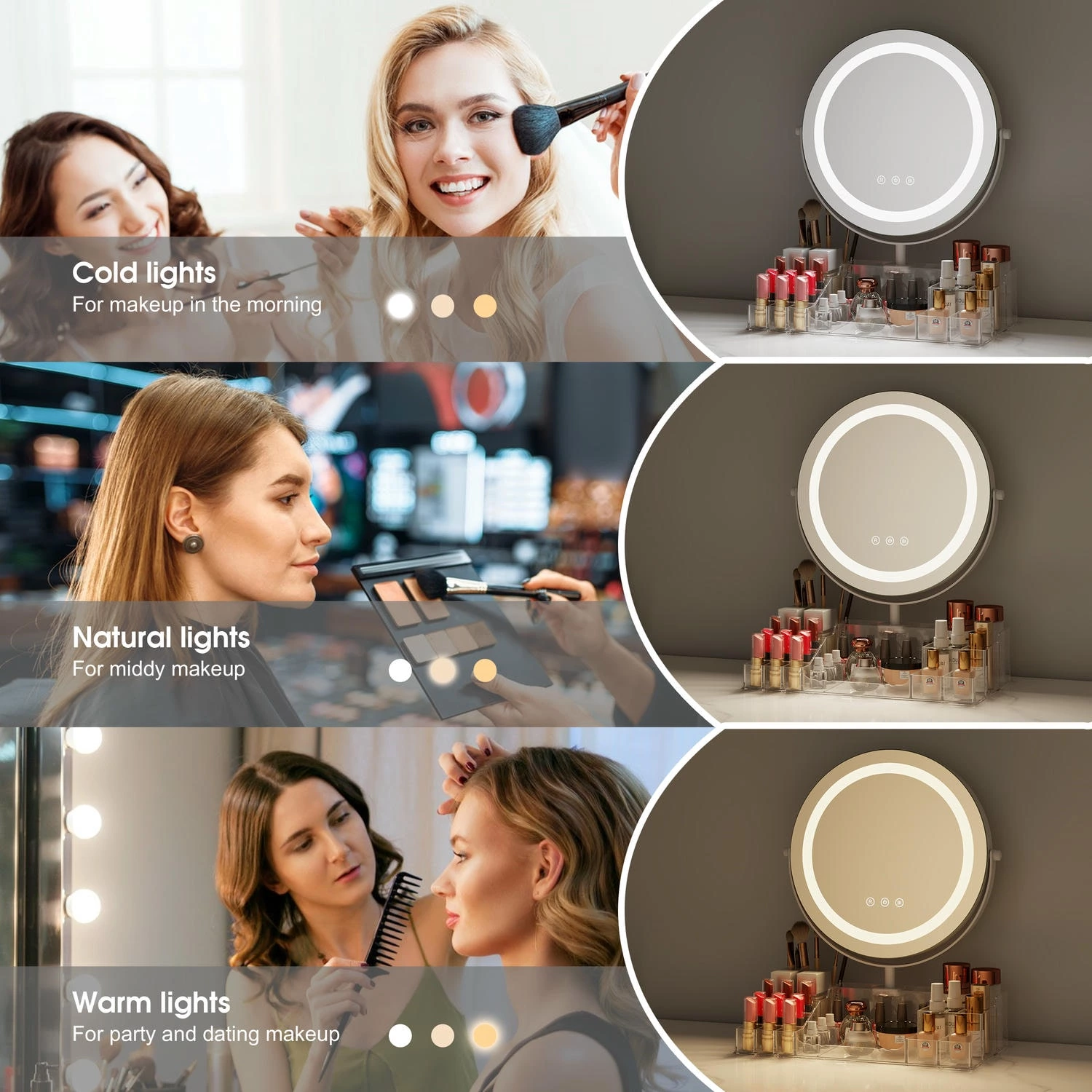 Vanity Mirror With Storage