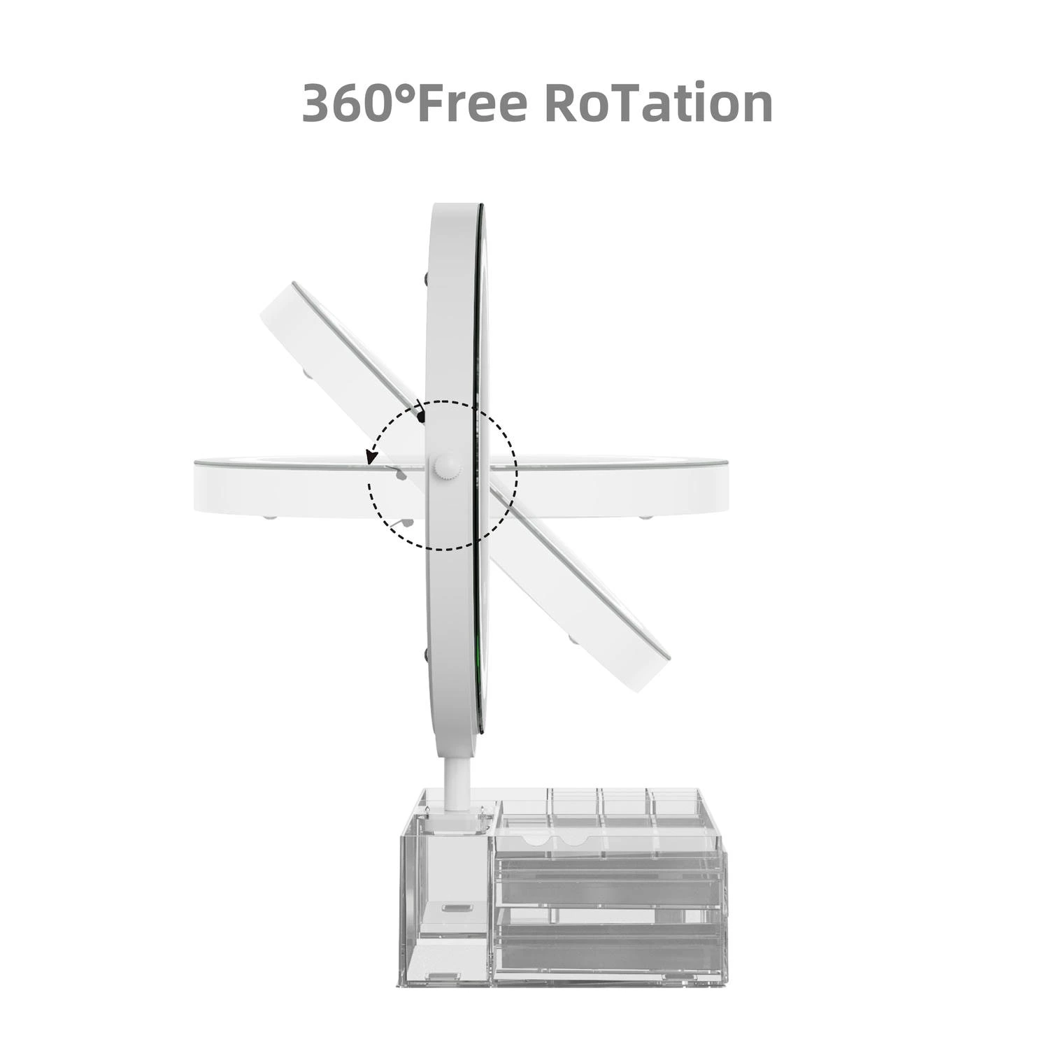 Vanity Mirror With Storage