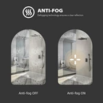 Arched LED Bathroom Mirror