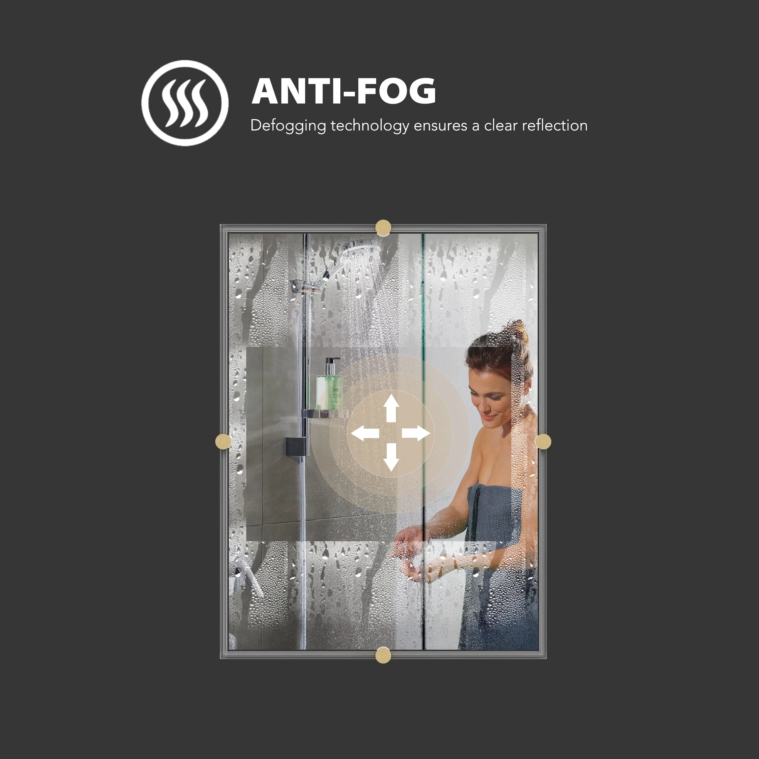 Framed Led Bathroom Mirror