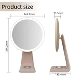Miroir de courtoisie à LED