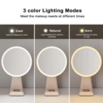 Miroir de courtoisie à LED