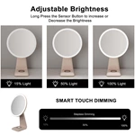 Miroir de courtoisie à LED