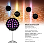 Miroir de coiffeuse avec luminothérapie LED