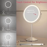 Miroir de coiffeuse avec luminothérapie LED