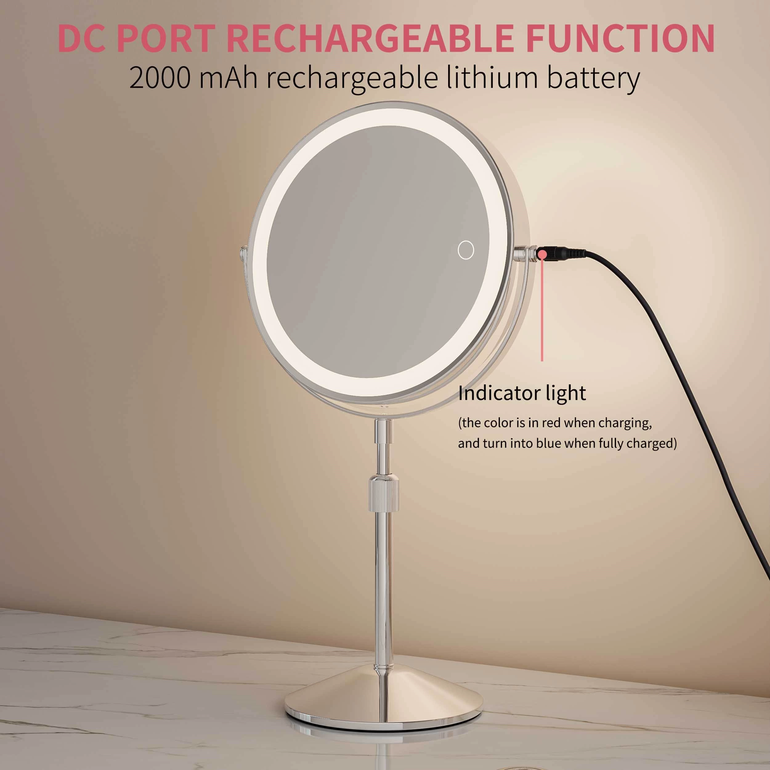 Vanity Mirror With LED Light Therapy