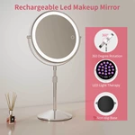 Miroir de coiffeuse avec luminothérapie LED