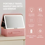 Makeup Bag With LED Mirror