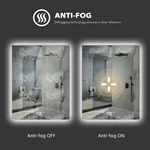 Framed Led Bathroom Mirror