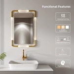 Miroir de salle de bain LED