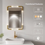 Miroir de salle de bain LED
