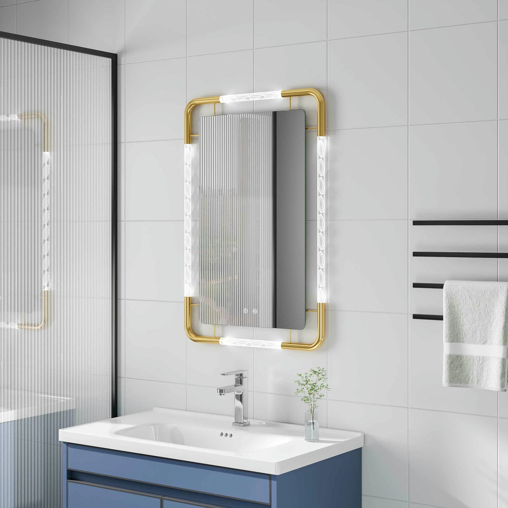 Miroir de salle de bain LED
