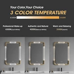 Miroir de salle de bain LED
