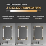 Miroir de salle de bain LED