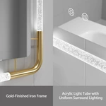 Miroir de salle de bain LED