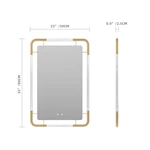 Miroir de salle de bain LED