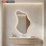 Miroir de salle de bain LED irrégulier