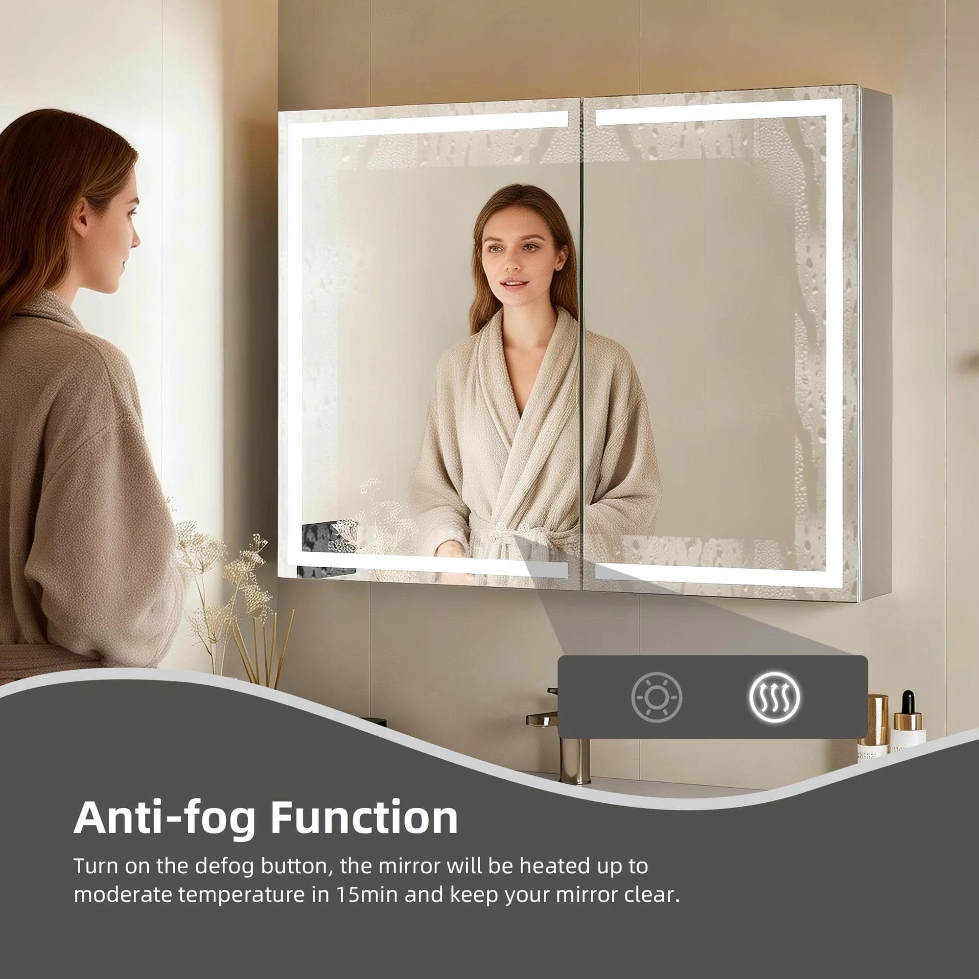 Led Bathroom Mirror Cabinet