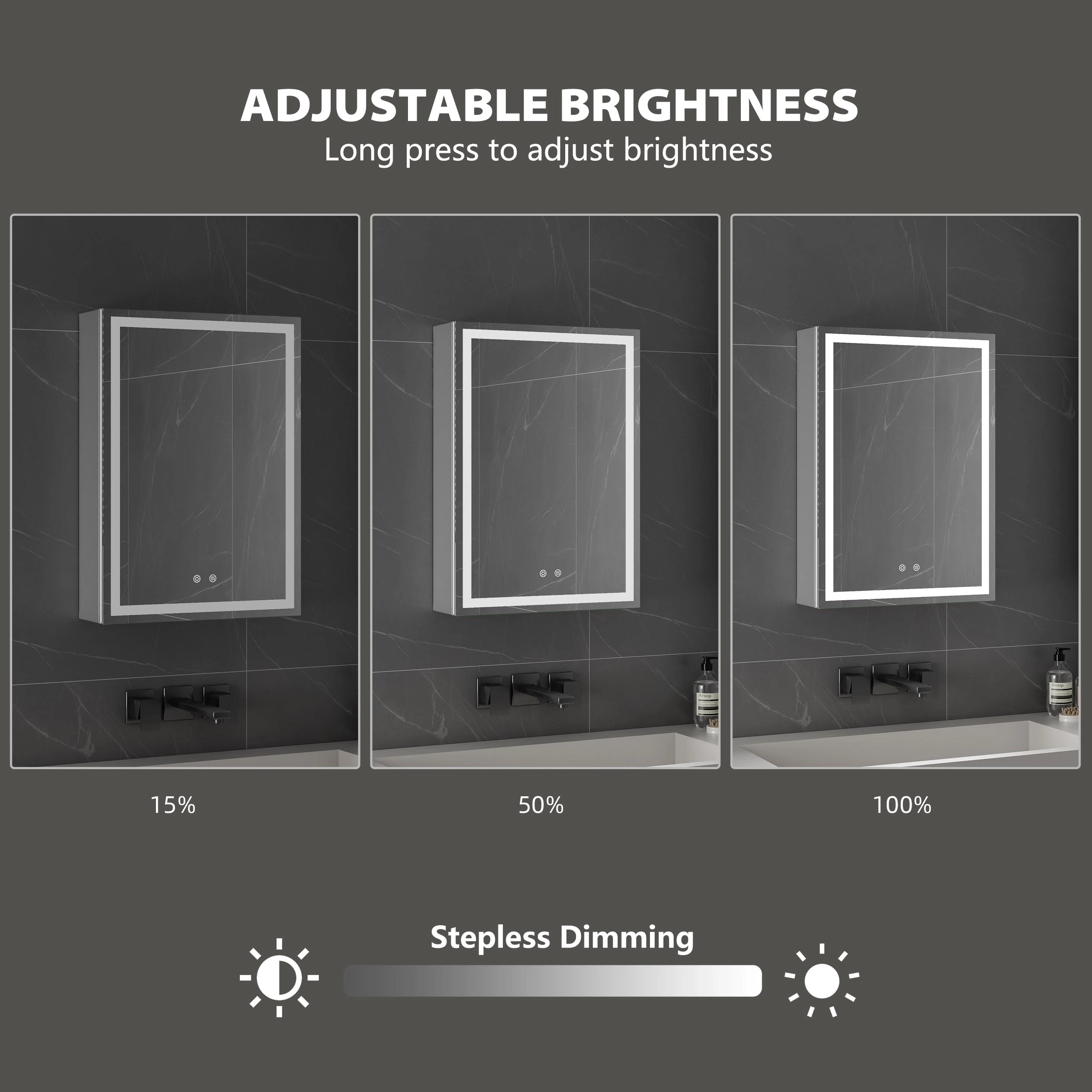 LED Bathroom Mirror Cabinet