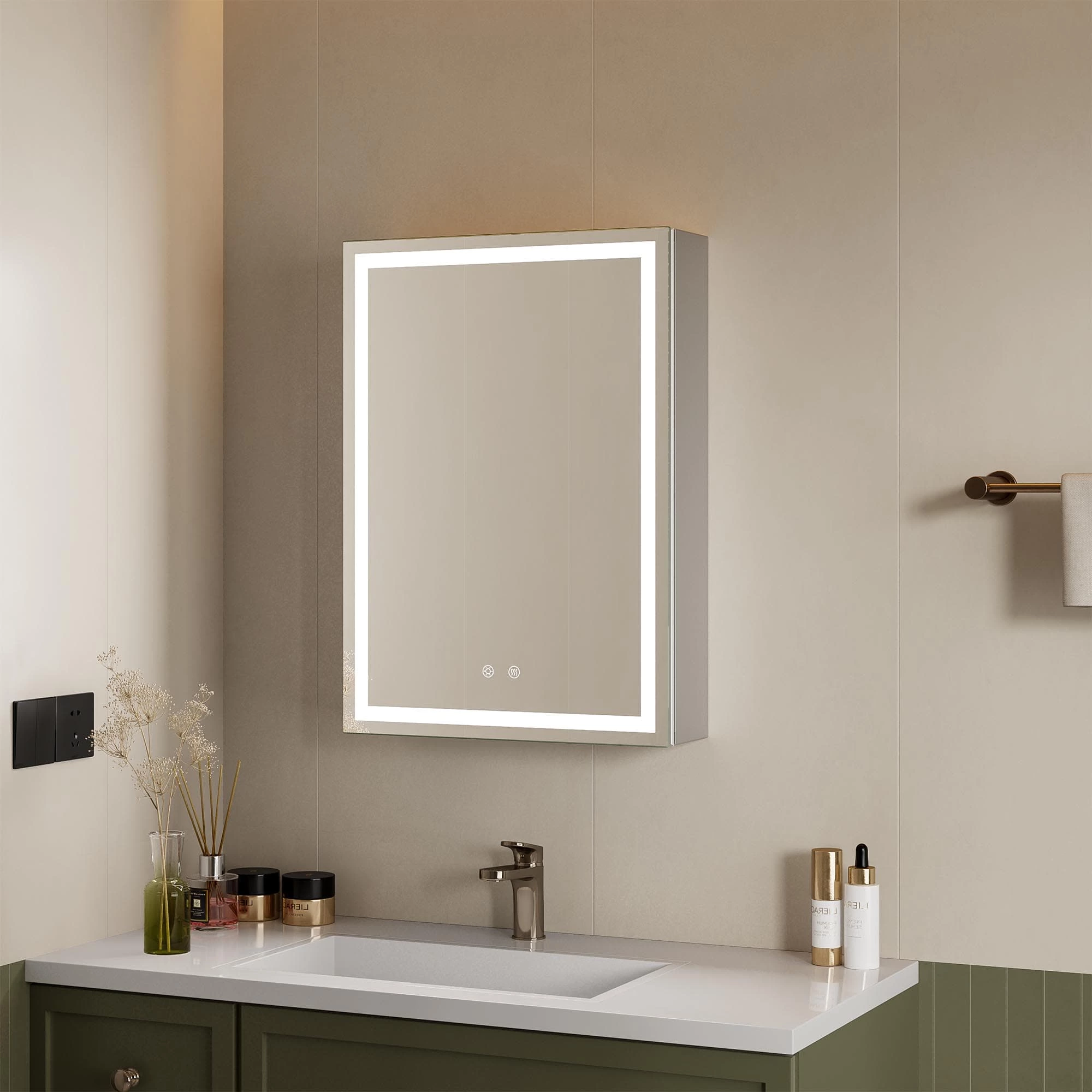 LED Bathroom Mirror Cabinet